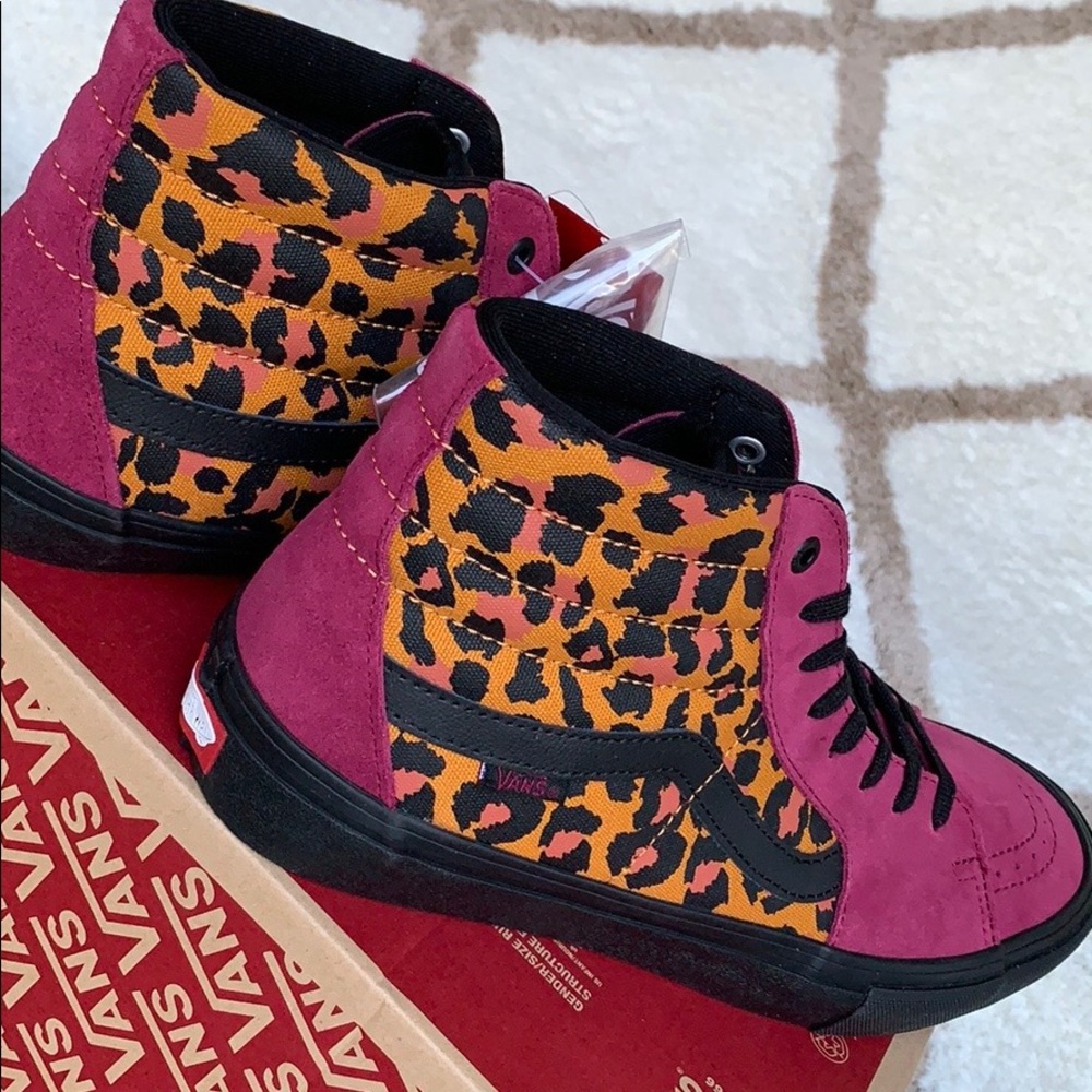 VANS SH8-HI PRO PUNK BEST RED/BLACK MEN’S - Picture 7 of 16